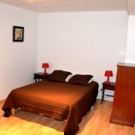 chambre marron